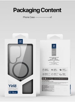 DUX DUCIS Dux Ducis Yind Series Back Cover TPU+PC+Magnets Matte Drop-Proof Phone Cover For Samsung Galaxy S25 Ultra (Black)  - Image 2
