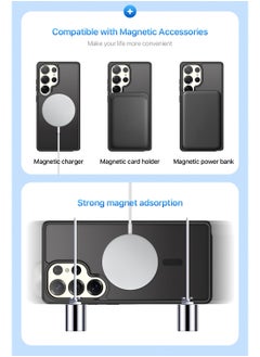 DUX DUCIS Dux Ducis Yind Series Back Cover TPU+PC+Magnets Matte Drop-Proof Phone Cover For Samsung Galaxy S25 Ultra (Black)  - Image 5