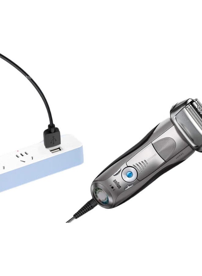 Trendy Style Chaofan Compatible Braun Shaver Charger, Usb Charging Cable, For S9 S8 S7 S6 S5/S3/190/1775/2675/350/9566/9795/750 Razor, Power Cord Accessory - Image 1