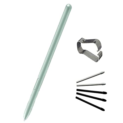 CaoXiong Galaxy Tab S7 FE S Pen Replacement for Samsung Galaxy Tab S7FE Stylus Pen,with Replacement Tips/Nibs(Green) - Image 1