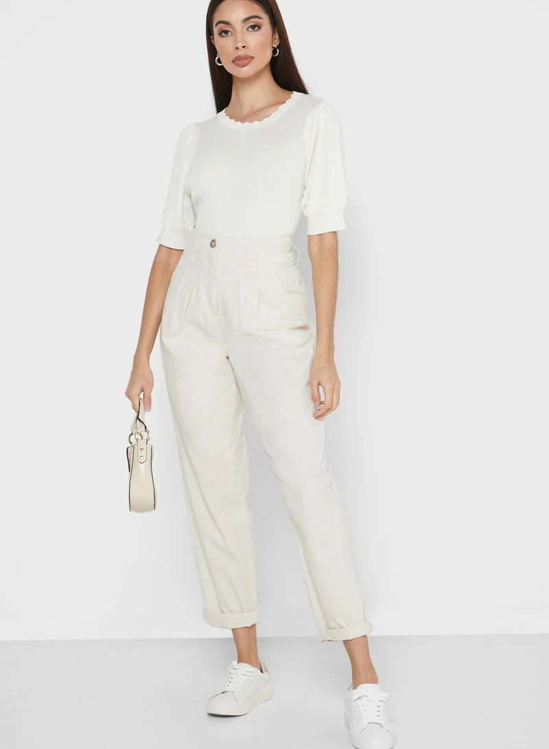 Object Scallop Detail Top