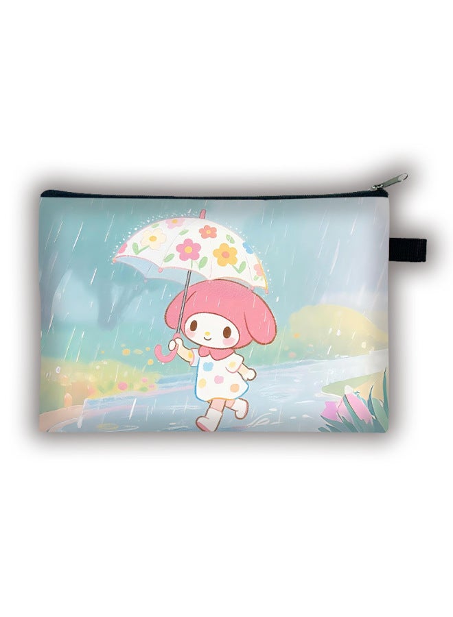 New Melody Coin Purse For Students, Cute Large-capacity Desktop Cartoon Storage Bag, Children's Large Key Card Holder