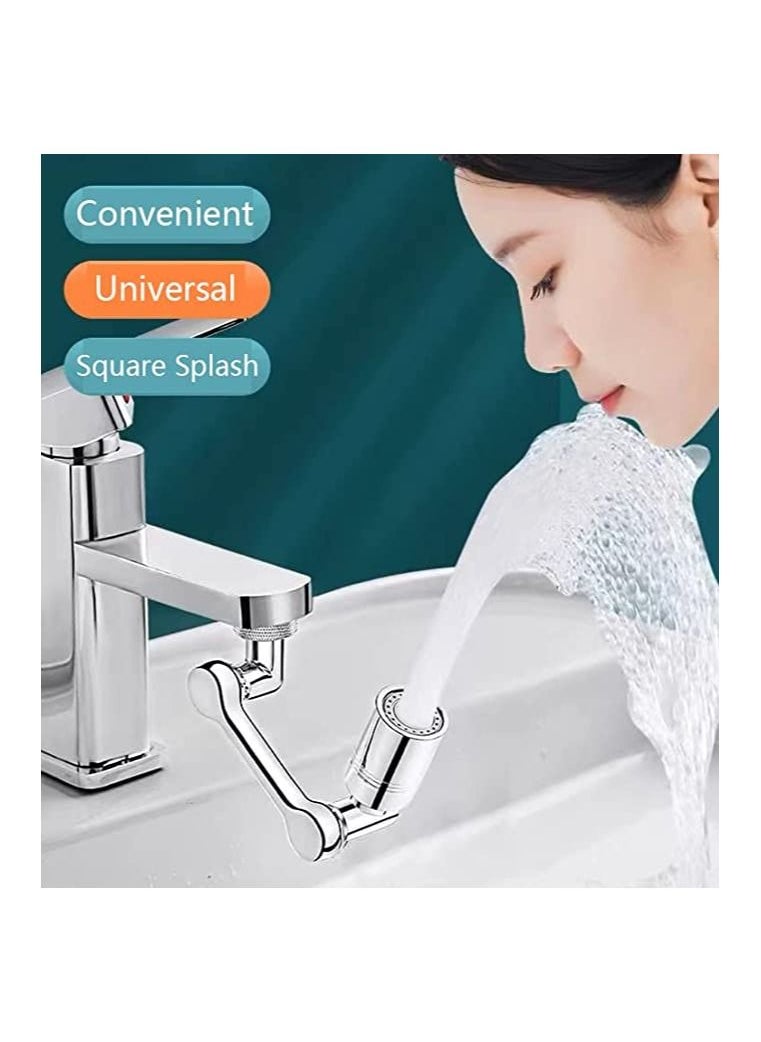 Spaceshoop 1080 Swivel Tap Aerator Rotating Aerator Tap for Kitchen Sink Aerator Rotate Faucet with 2 Adjustable Modes for Kitchen Bathroom Rotating Faucet Aerator for M22 Internal Thread  - Image 3