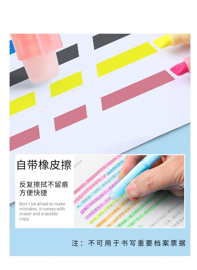 M&G M&G Chenguang Erasable Highlighter Pens ,Colored Marker Pen - 1pcs - No:ALPU3901  - Image 2