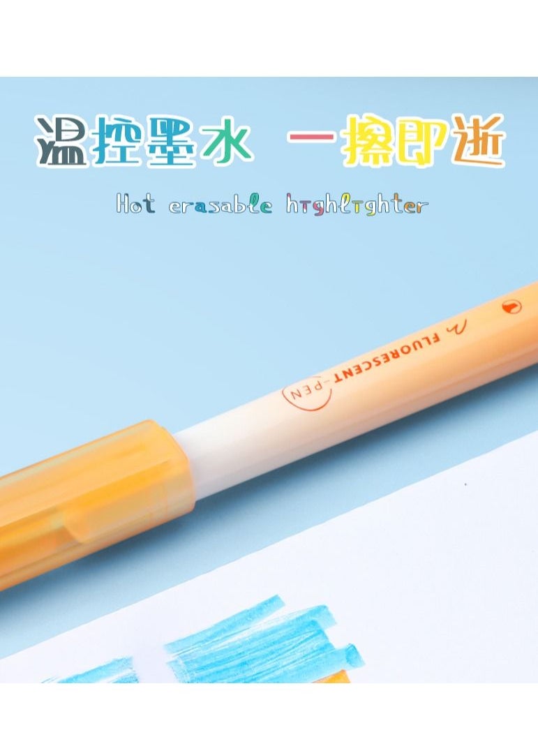M&G M&G Chenguang Erasable Highlighter Pens ,Colored Marker Pen - 1pcs - No:ALPU3901  - Image 4