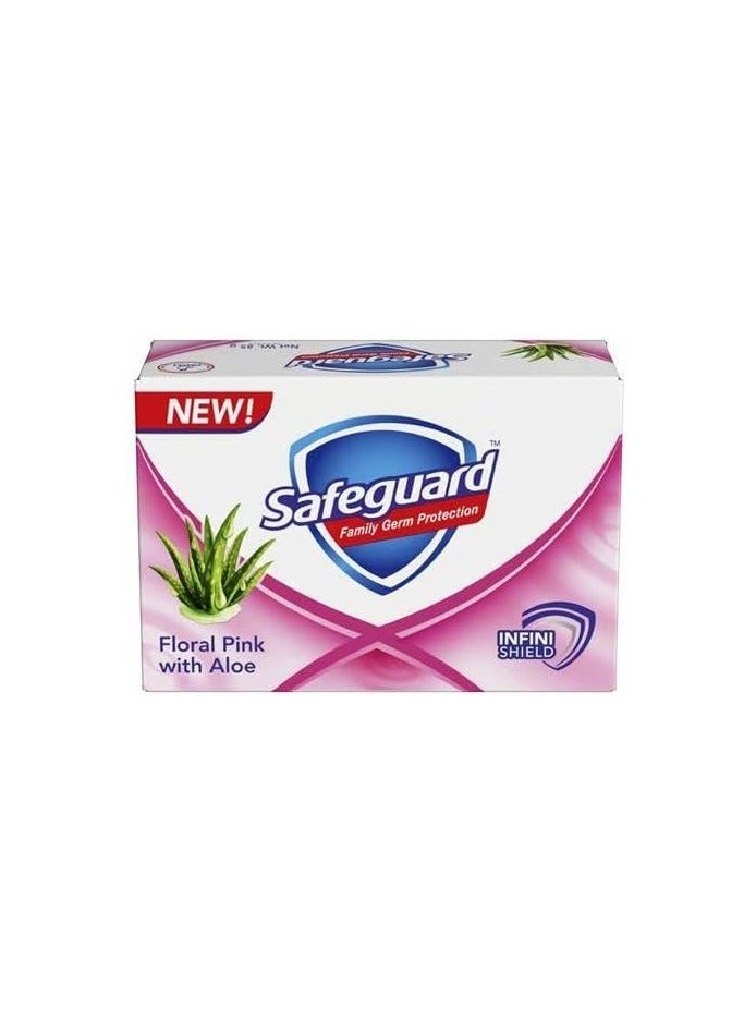 Safeguard Safeguard, Family Germ Protection, Floral Pink Aloe 3 pieces x 125g