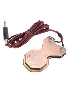 Thoraya Copper Tattoo Foot Pedal Footpedal FootSwitch Switch for Tattoo Power Supply  - Image 2