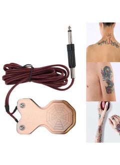 Thoraya Copper Tattoo Foot Pedal Footpedal FootSwitch Switch for Tattoo Power Supply  - Image 5