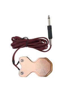 Thoraya Copper Tattoo Foot Pedal Footpedal FootSwitch Switch for Tattoo Power Supply  - Image 3