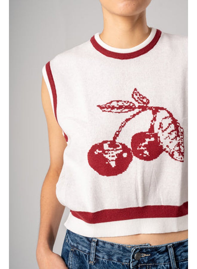 ASTK Cherry Knit Vest - Image 2