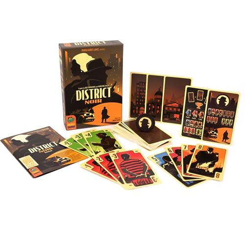 Pandasaurus Games District Noir Card Game - Control the Criminal Underworld in a Strategic Battle, Fun Family Game for Kids and Adults, Ages 10+, 2 Players, 10-20 Minute Playtime, Made by Pandasaurus Games - Image 2