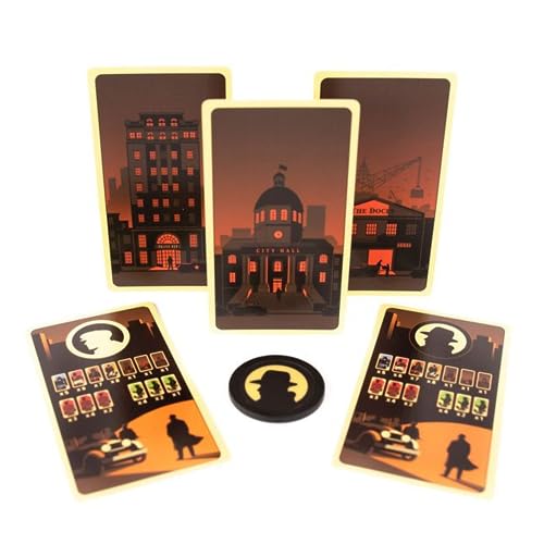Pandasaurus Games District Noir Card Game - Control the Criminal Underworld in a Strategic Battle, Fun Family Game for Kids and Adults, Ages 10+, 2 Players, 10-20 Minute Playtime, Made by Pandasaurus Games - Image 3