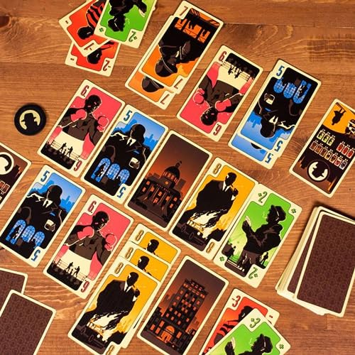 Pandasaurus Games District Noir Card Game - Control the Criminal Underworld in a Strategic Battle, Fun Family Game for Kids and Adults, Ages 10+, 2 Players, 10-20 Minute Playtime, Made by Pandasaurus Games - Image 4