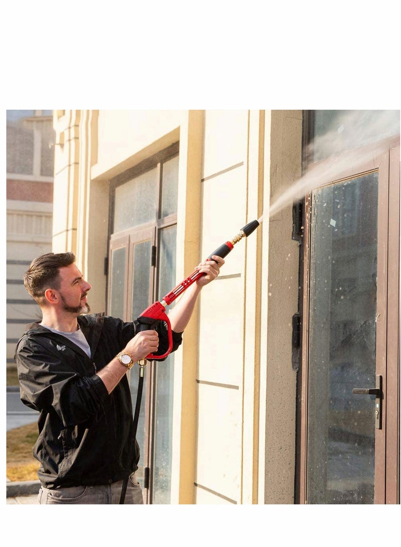 Excefore High Pressure Washer Tips Turbo Nozzle 4000 PSI Max Rotating with 1/4'' Quick Connect for Cleaning Brick Concrete and Vinyl Surfaces - Image 2