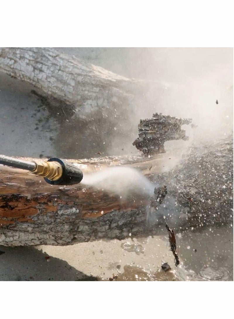 Excefore High Pressure Washer Tips Turbo Nozzle 4000 PSI Max Rotating with 1/4'' Quick Connect for Cleaning Brick Concrete and Vinyl Surfaces - Image 4