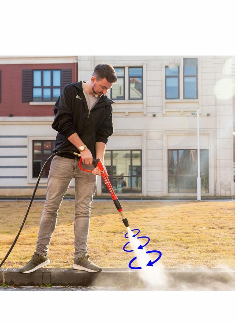 Excefore High Pressure Washer Tips Turbo Nozzle 4000 PSI Max Rotating with 1/4'' Quick Connect for Cleaning Brick Concrete and Vinyl Surfaces - Image 3