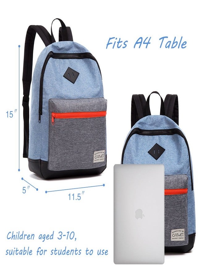 CAIWEI Fashion children's backpack (blue) - Image 4