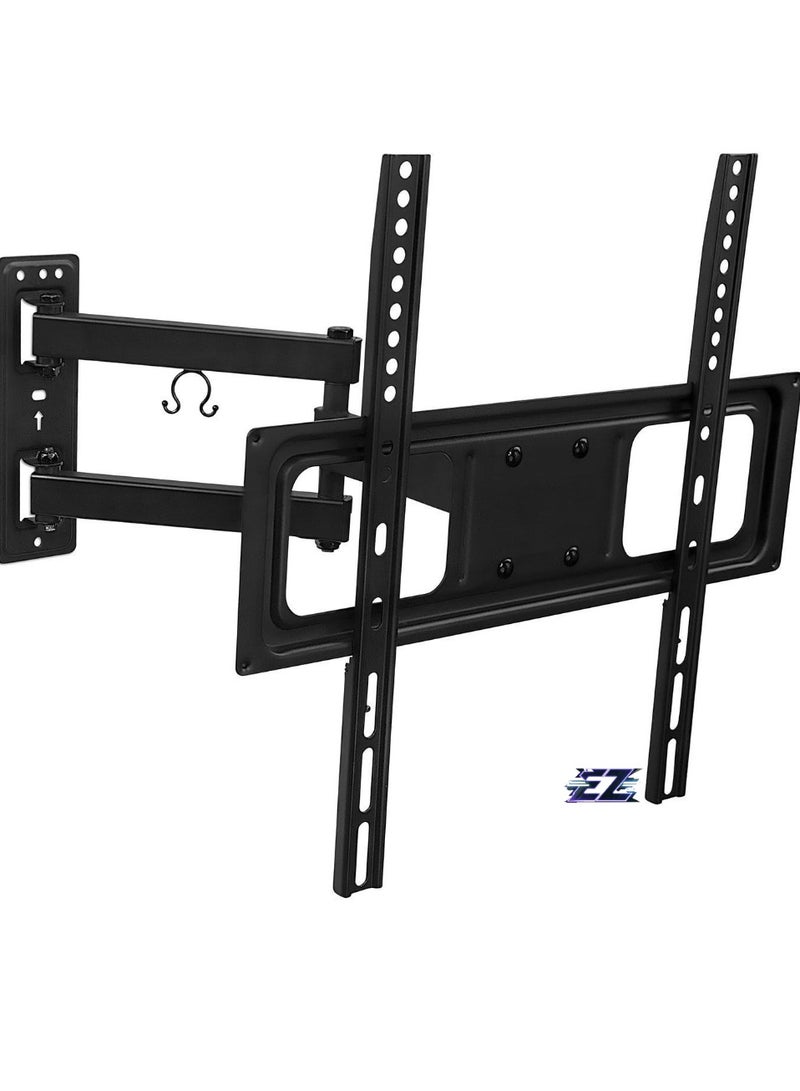 ELTRAZONE Swivel TV Wall Mount Bracket with Full Motion Articulating Arm 17-Inch Extension for 50-55 Inch LED, LCD, OLED Plasma TVs, 180 Deg Swivel 15 Deg Tilt - Image 1