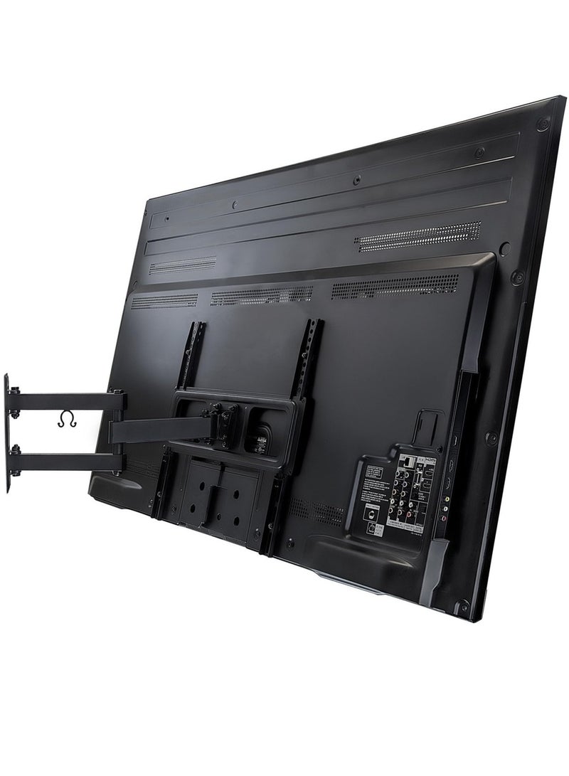 ELTRAZONE Swivel TV Wall Mount Bracket with Full Motion Articulating Arm 17-Inch Extension for 50-55 Inch LED, LCD, OLED Plasma TVs, 180 Deg Swivel 15 Deg Tilt - Image 3