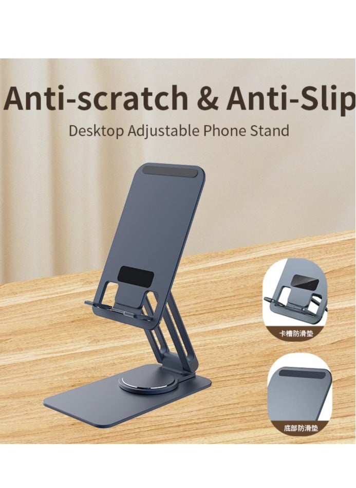 Jmary MK60 Rotating Stable and Antiskid wide compatibility foldable Desktop Holder For Mobile and Tablet