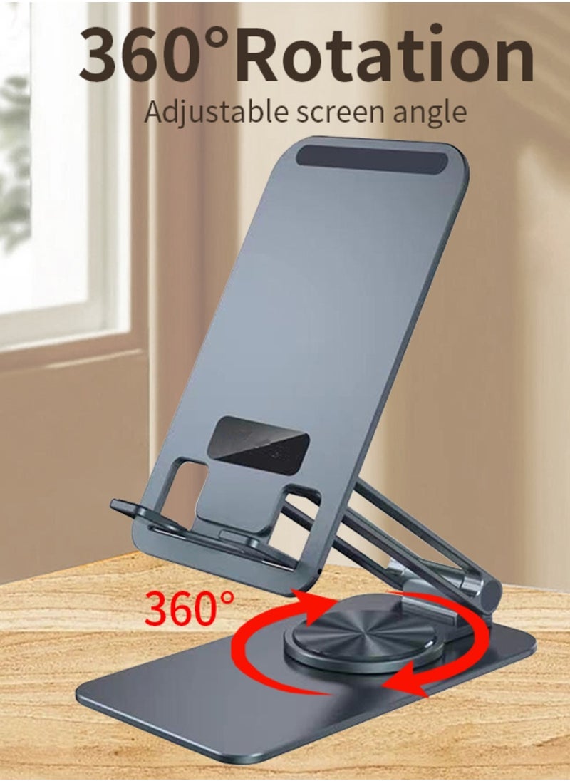 Jmary MK60 Rotating Stable and Antiskid wide compatibility foldable Desktop Holder For Mobile and Tablet