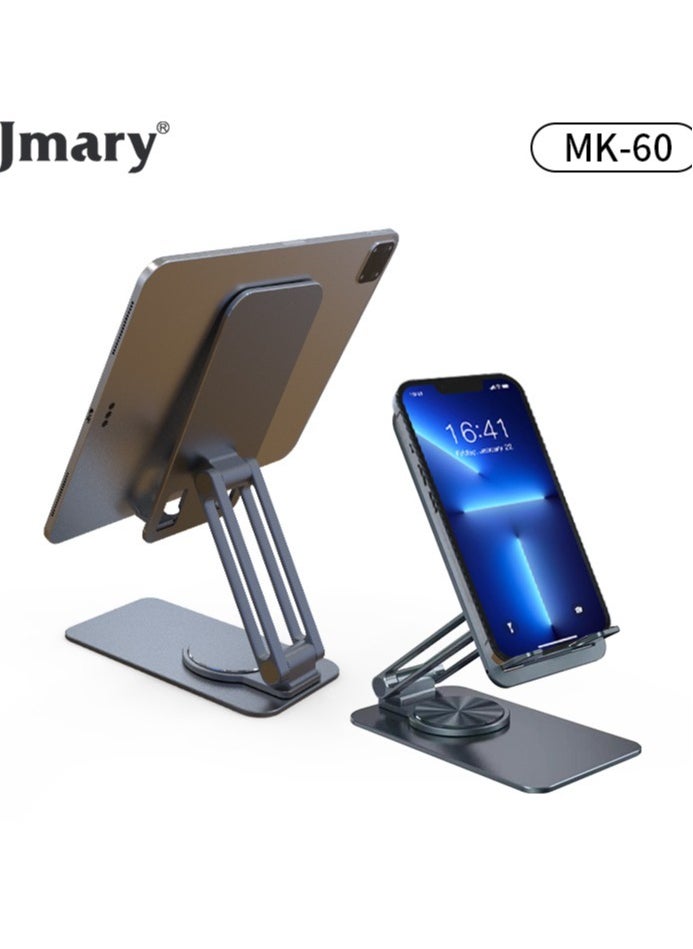 Jmary MK60 Rotating Stable and Antiskid wide compatibility foldable Desktop Holder For Mobile and Tablet