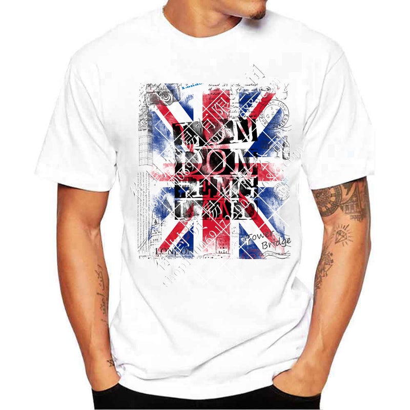 All Flags 3D Short-Sleeved T-Shirt Men's Round Neck Short-Sleeved Large Size Trendy S - Image 1