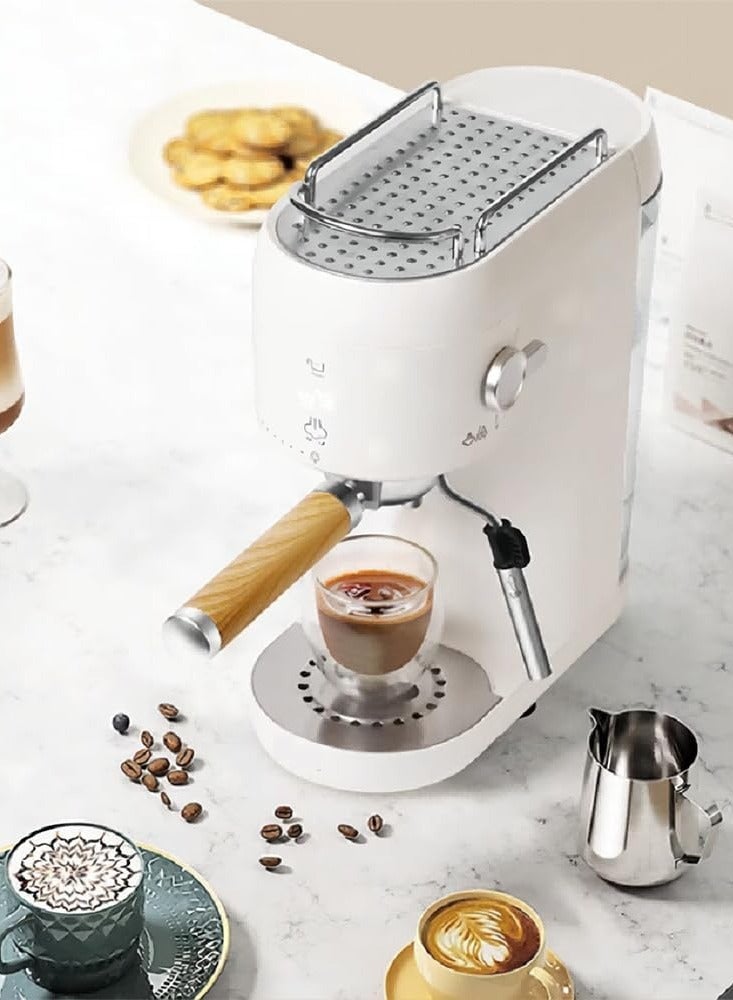 Denx Dinx 2-in-1 Coffee Maker – 20 Bar Pressure Automatic coffee machine equipped with a 1L large water tank, perfect for making lattes and various coffee drinks. - Image 4