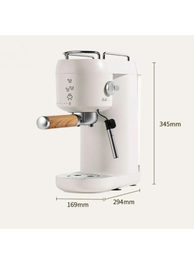 Denx Dinx 2-in-1 Coffee Maker – 20 Bar Pressure Automatic coffee machine equipped with a 1L large water tank, perfect for making lattes and various coffee drinks. - Image 5
