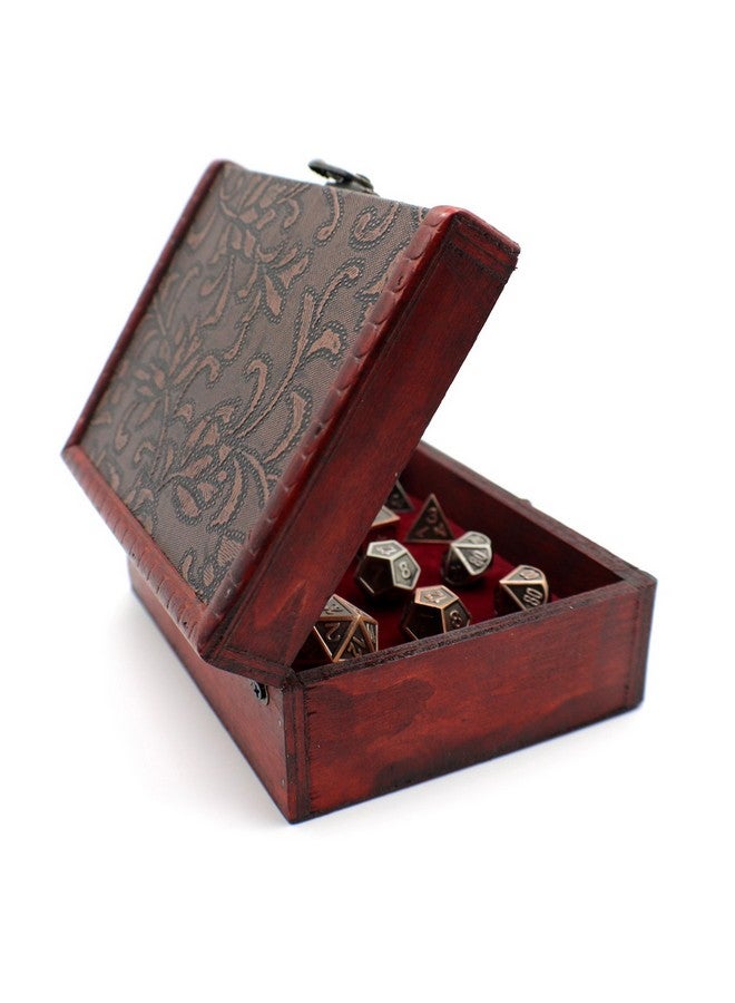 Dahan Dice Two Metal Dice Role Playing Sets with Storage Chest for Tabletop Games - Image 4