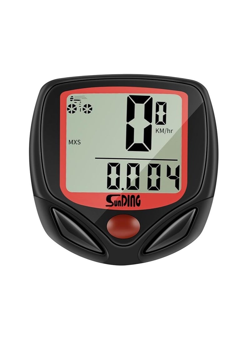 سان دينج جدول رموز الدراجة، عداد سرعة الدراجة مع شاشة LCD متعددة الوظائف، عداد مسافة لاسلكي للماء، كمبيوتر دراجة - Image 1