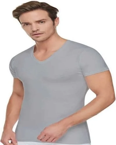 Tutku Passion Men's Rib V Neck Undershirt 12 Pieces