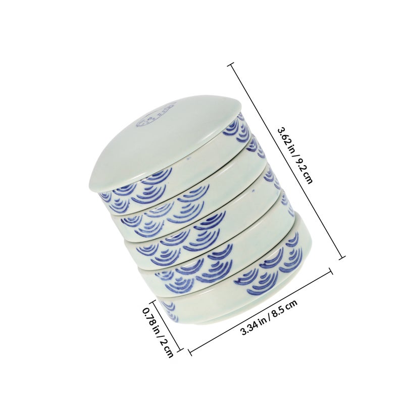 Watercolor Pigment Tray Stackable Paint Mixing Trays 5 Layer Paint Chinese Watercolor Painting Pigment Mixing Ink Tray - Image 2