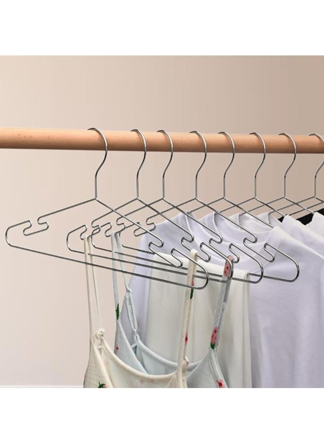 10 Pieces Stainless Steel Space Saving Hangers-537 - Image 1