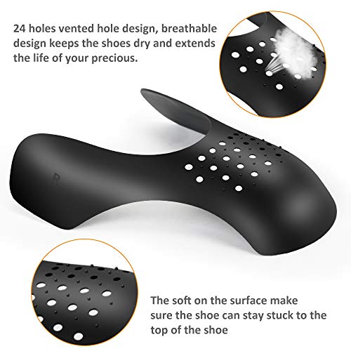 Vsonker 4 Pairs Shoe Creases Protectors, Anti-Wrinkle Creases Guards for Sneaker, Casual and Air Force Shoes, Anti Shoe Protectors for Men's 7-12/ Women's 5-8 - Image 2