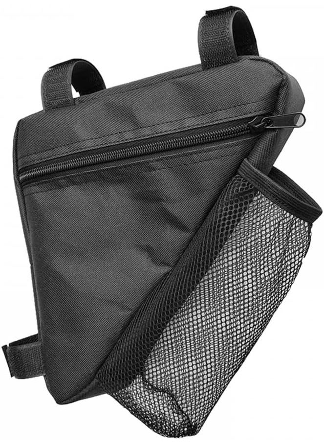MiOYOOW Bike Triangle Frame Bag Waterproof Bicycle Storage Bag with Water Bottle Mesh Pouch for Outdoor Cycling  - Image 1