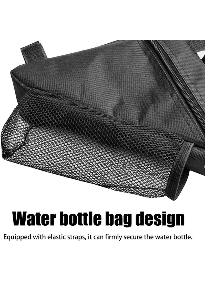MiOYOOW Bike Triangle Frame Bag Waterproof Bicycle Storage Bag with Water Bottle Mesh Pouch for Outdoor Cycling  - Image 4