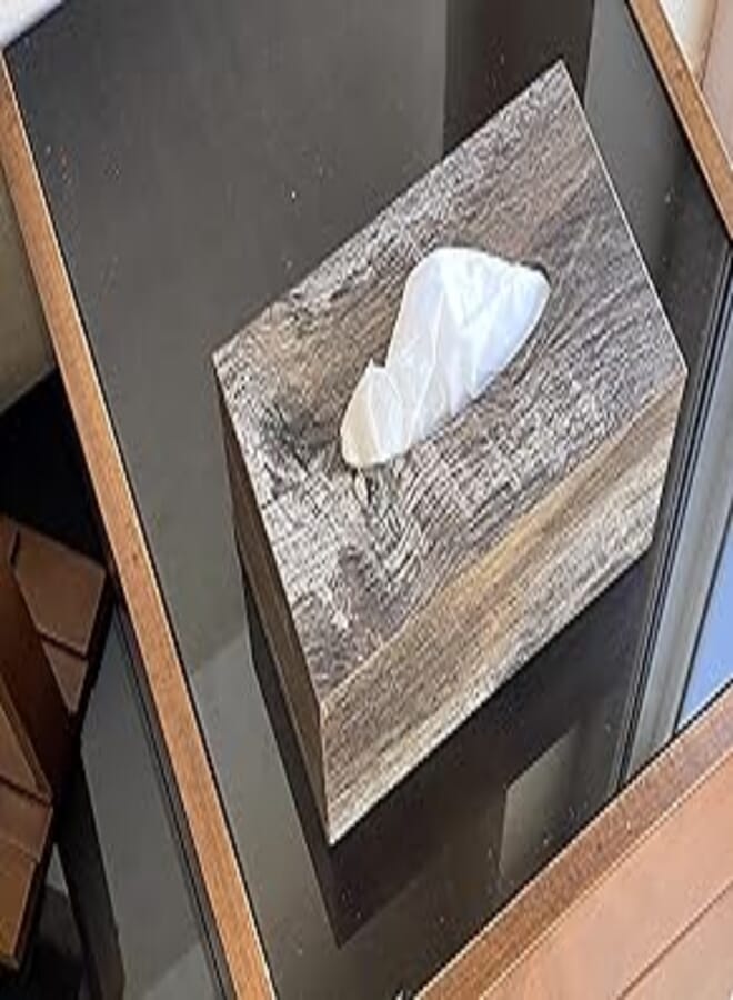 wood workers modern rectangular tissue box cover, contemporary tissue holder for office supplies, decorative wooden living room bedroom bathroom dinner table napkin holders, large rustic tissue covers