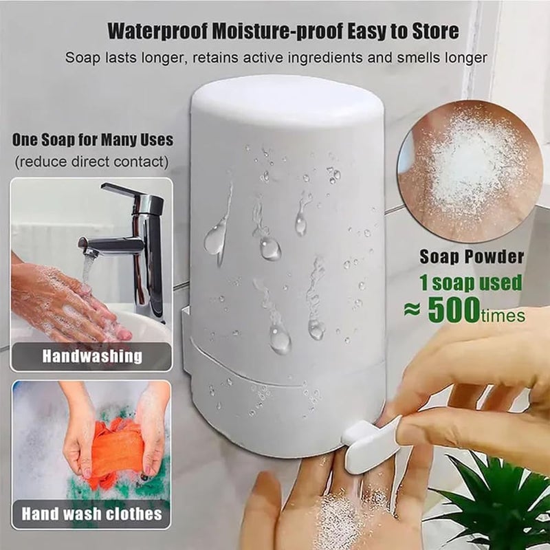 BIGTHREE Bar Soap Shaver, Soap Grinder, Adjustable Waterproof Foamflaker, Wall Mounted Soap Dish - Image 4
