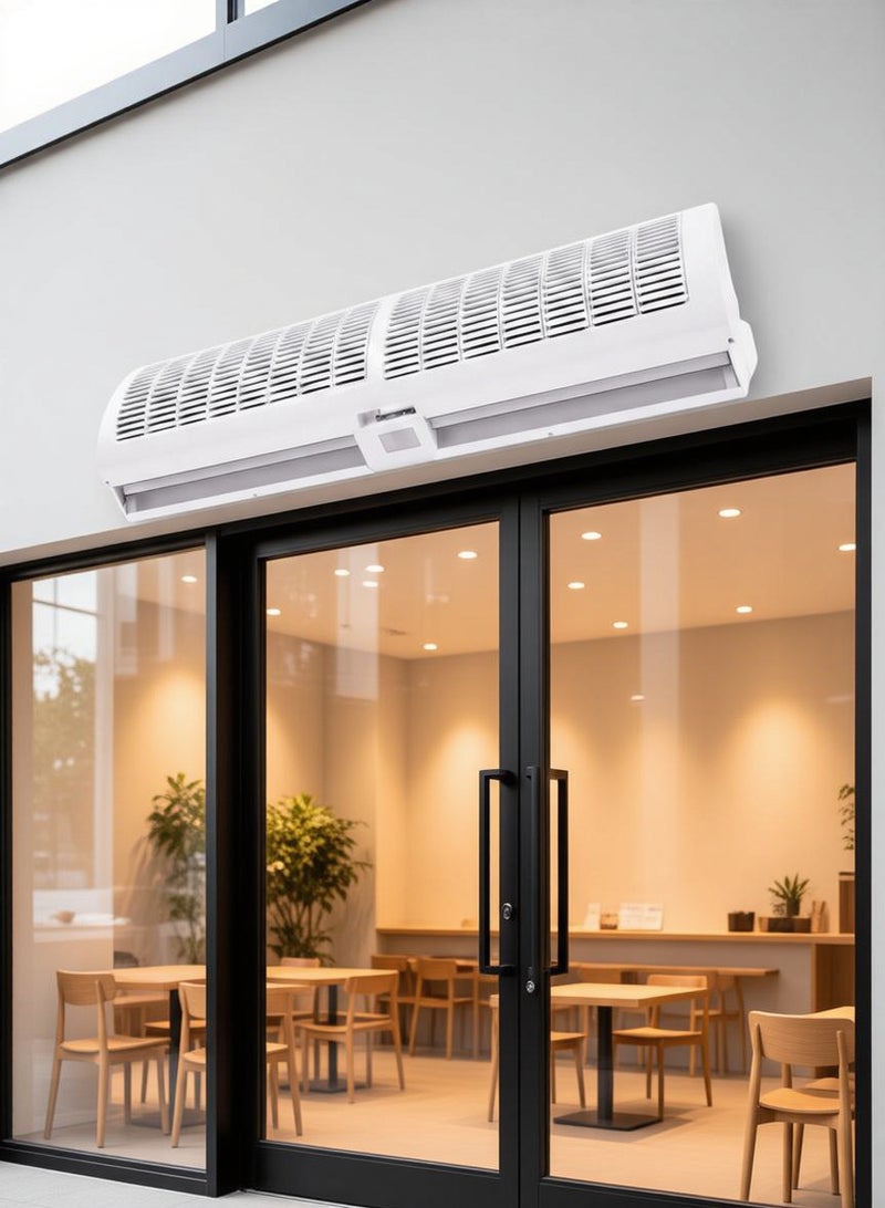 ocarina Air curtain - 120 cm - Air flow 2200 m³/h - 100 W Equipped with door sensor and remote control 220 V 60 Hz - OCRACHFM212Q - Image 3