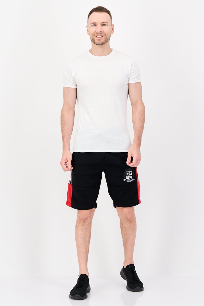 Akademiks Men Sportswear Fit Outdoor Shorts, Black - Image 4