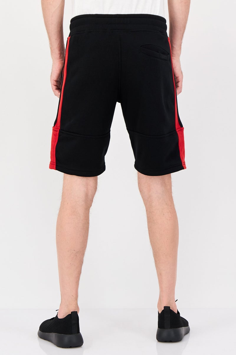 Akademiks Men Sportswear Fit Outdoor Shorts, Black - Image 2