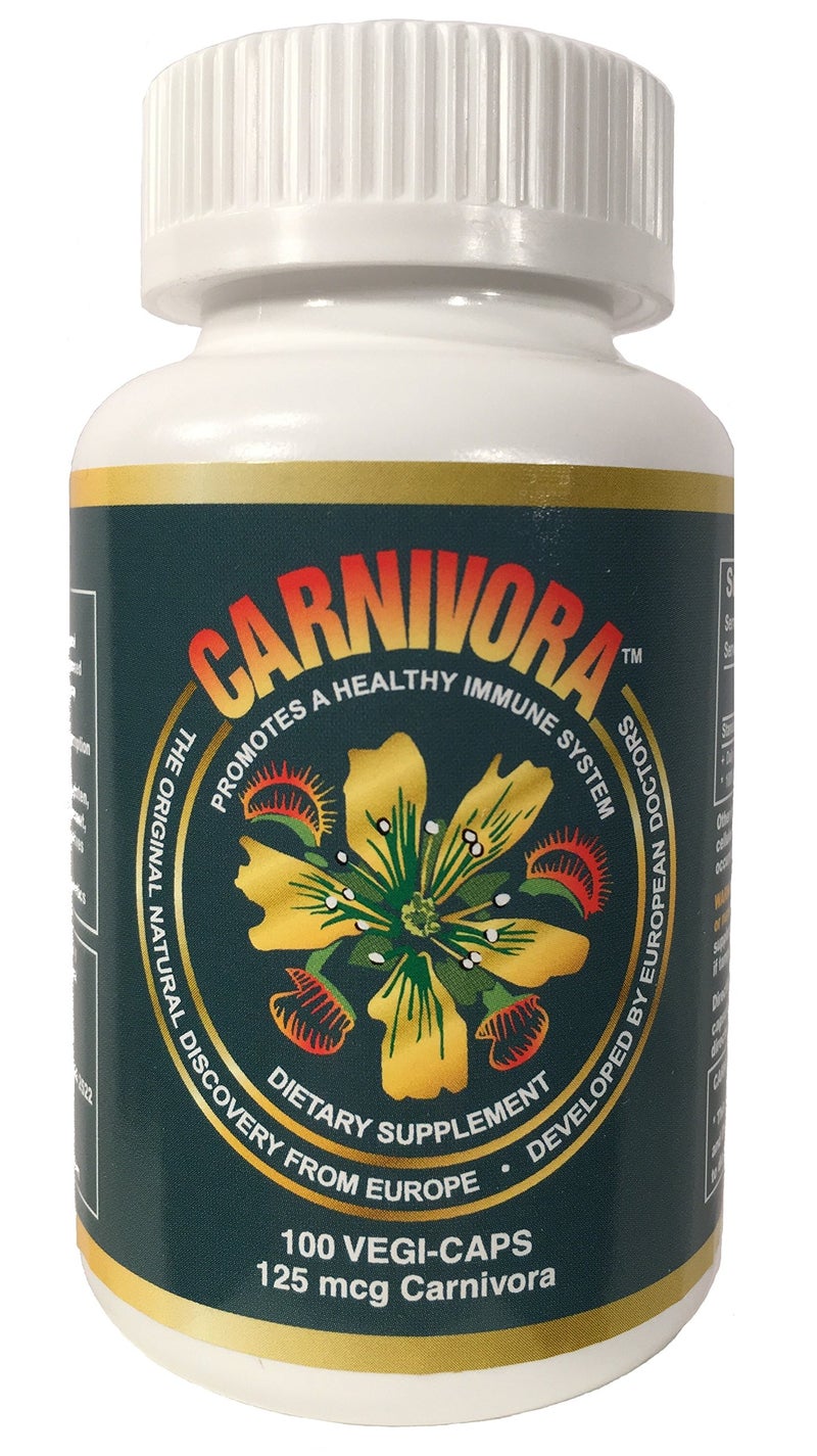Carnivora VegiCaps Gluten Free Vegan Friendly Capsules to Strengthen and Support Your Immune System 100 Capsules
