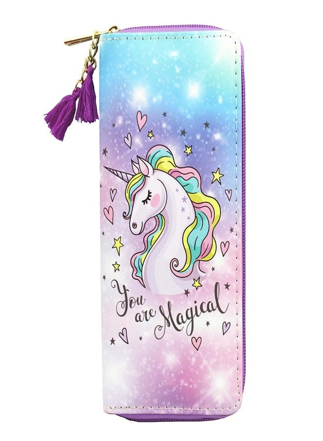 MayeBridge Women’s Printed Zip Around Wallet Unicorn Wallets Purse Unicorn Zipper Wallet Long Clutch Bag PU Leather Purse For Girls Women Christmas Gift(Unicorn C0514) - Image 1