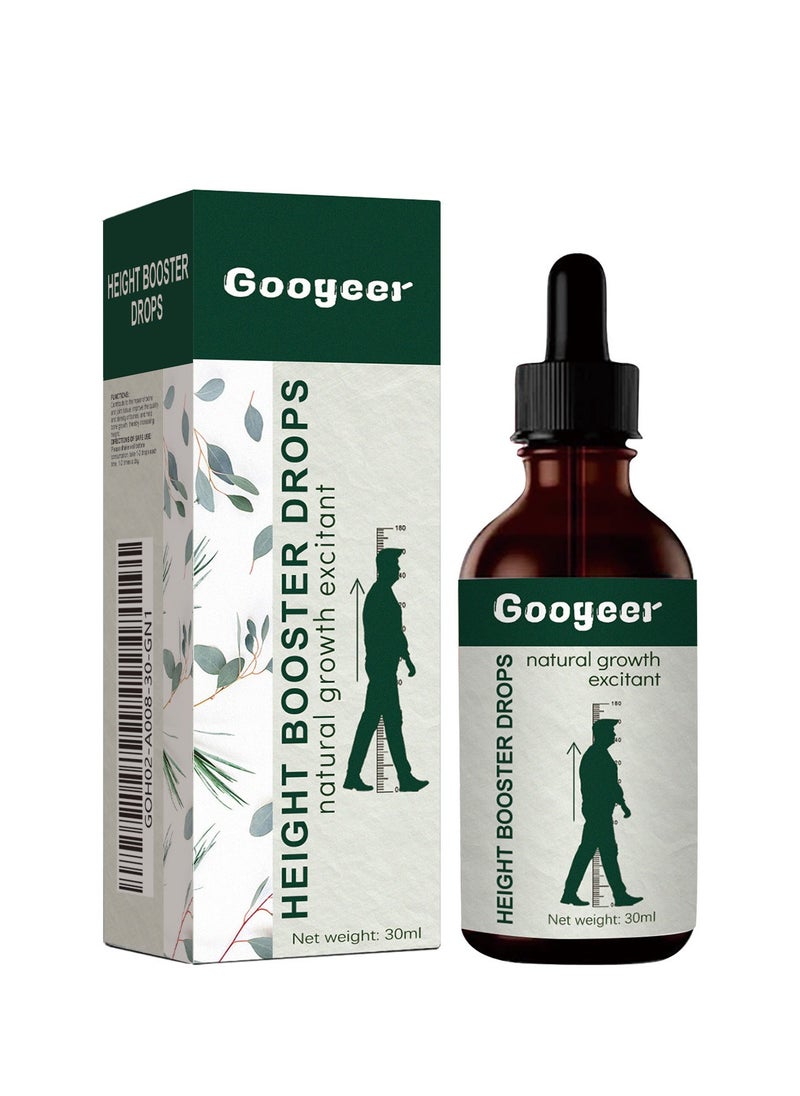 Googeer Height Increase Drops, Natural Growth Stimulants, Youth Bone Growth Increase Oil, Natural Herbal Height Increase Essential Oil, Adult Height Increase, Bone Growth 30ml  - Image 1