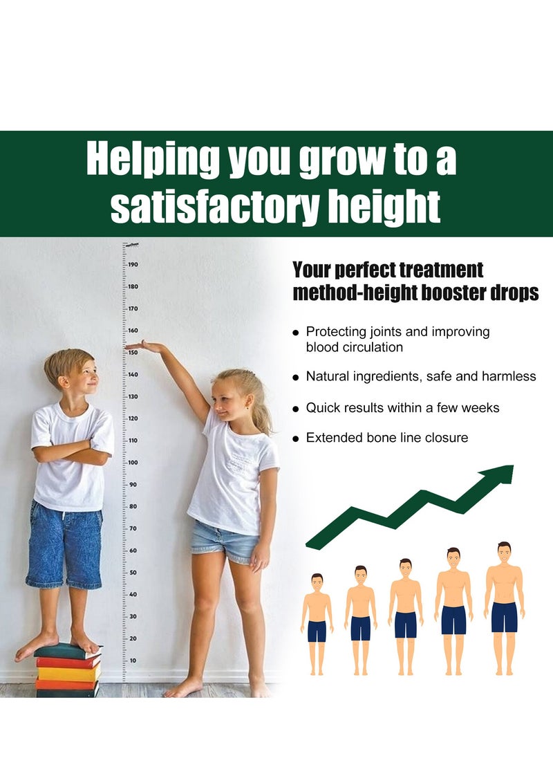 Googeer Height Increase Drops, Natural Growth Stimulants, Youth Bone Growth Increase Oil, Natural Herbal Height Increase Essential Oil, Adult Height Increase, Bone Growth 30ml  - Image 4