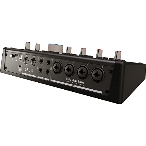 Solid State Logic واجهة صوتية USB من Solid State Logic SSL 12 12-In و 8-Out بجودة استوديو للتسجيل والمزج الاحترافي - Image 5
