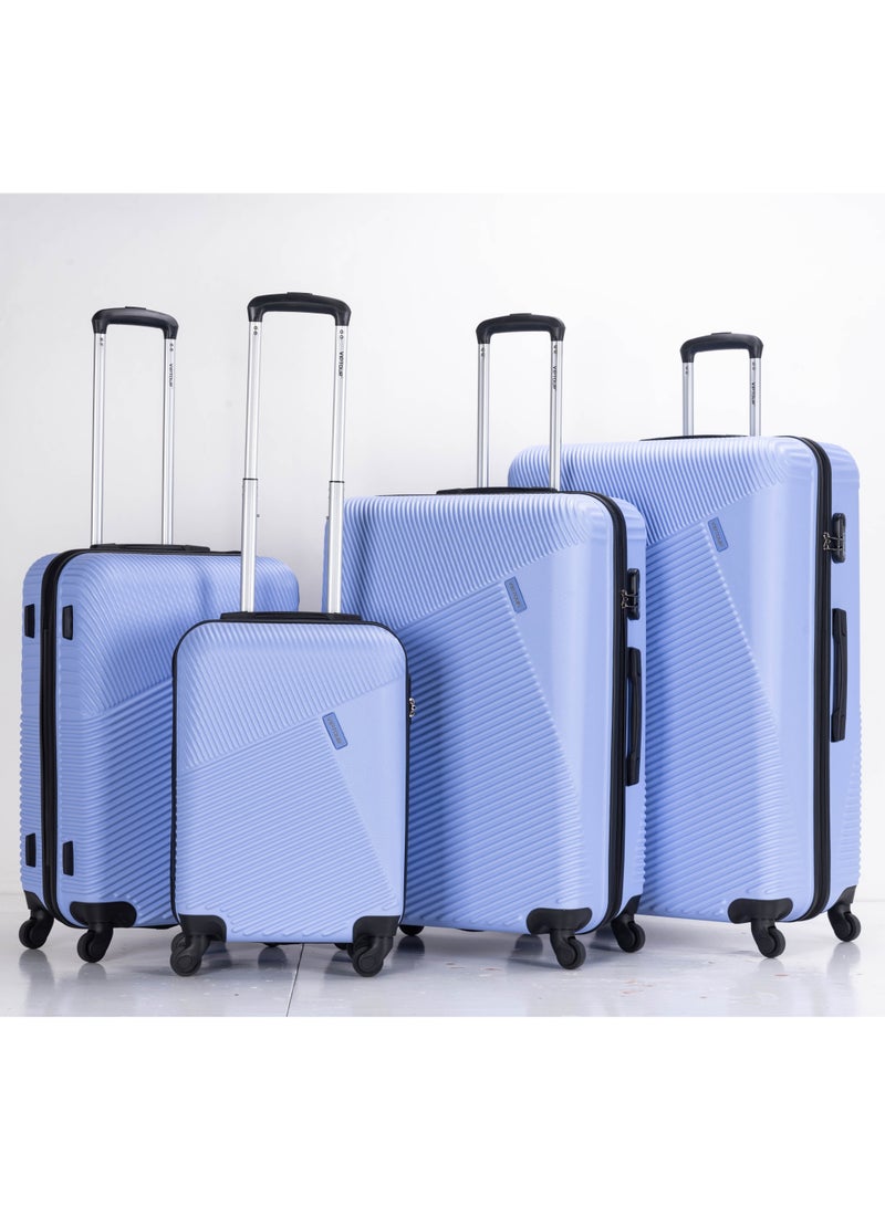 VIPTOUR Set of 4 ABS Trolley Luggage With Number Lock 20,24,28,32 Inches - Image 1
