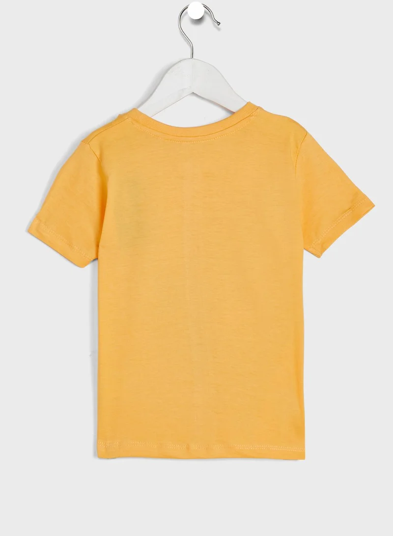 Ripples Round Neck Printed T-Shirt