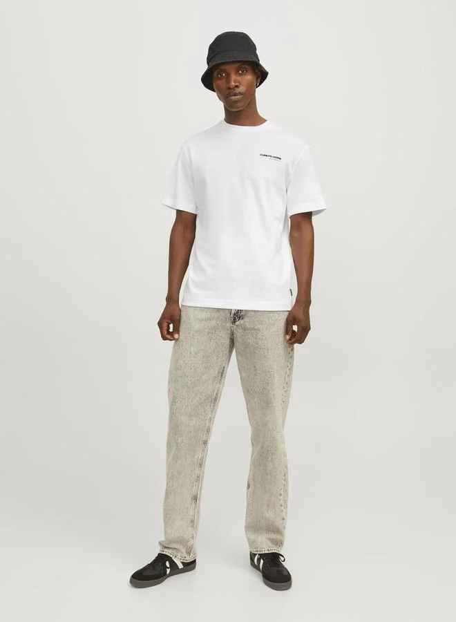 JACK & JONES Jack & Jones Aero Print Crew Neck Relaxed Fit T-Shirt